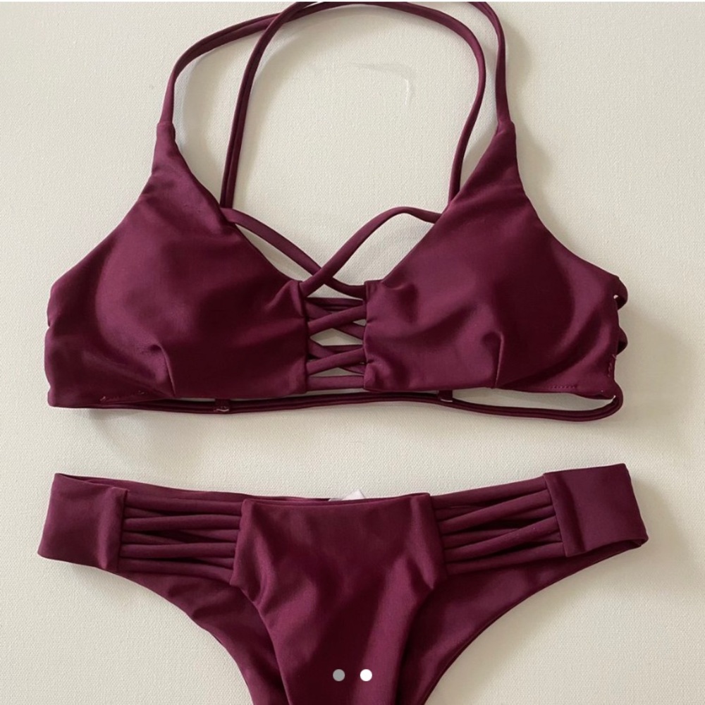 DARK RED (WINE) BIKINI